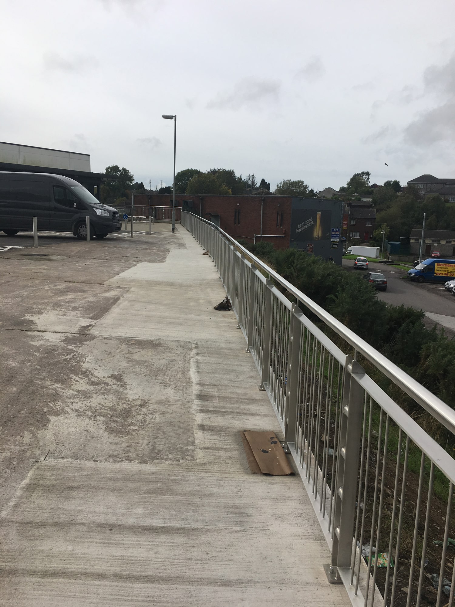 Architectural - SX Engineering - Aldi mayfield carpark ss railing