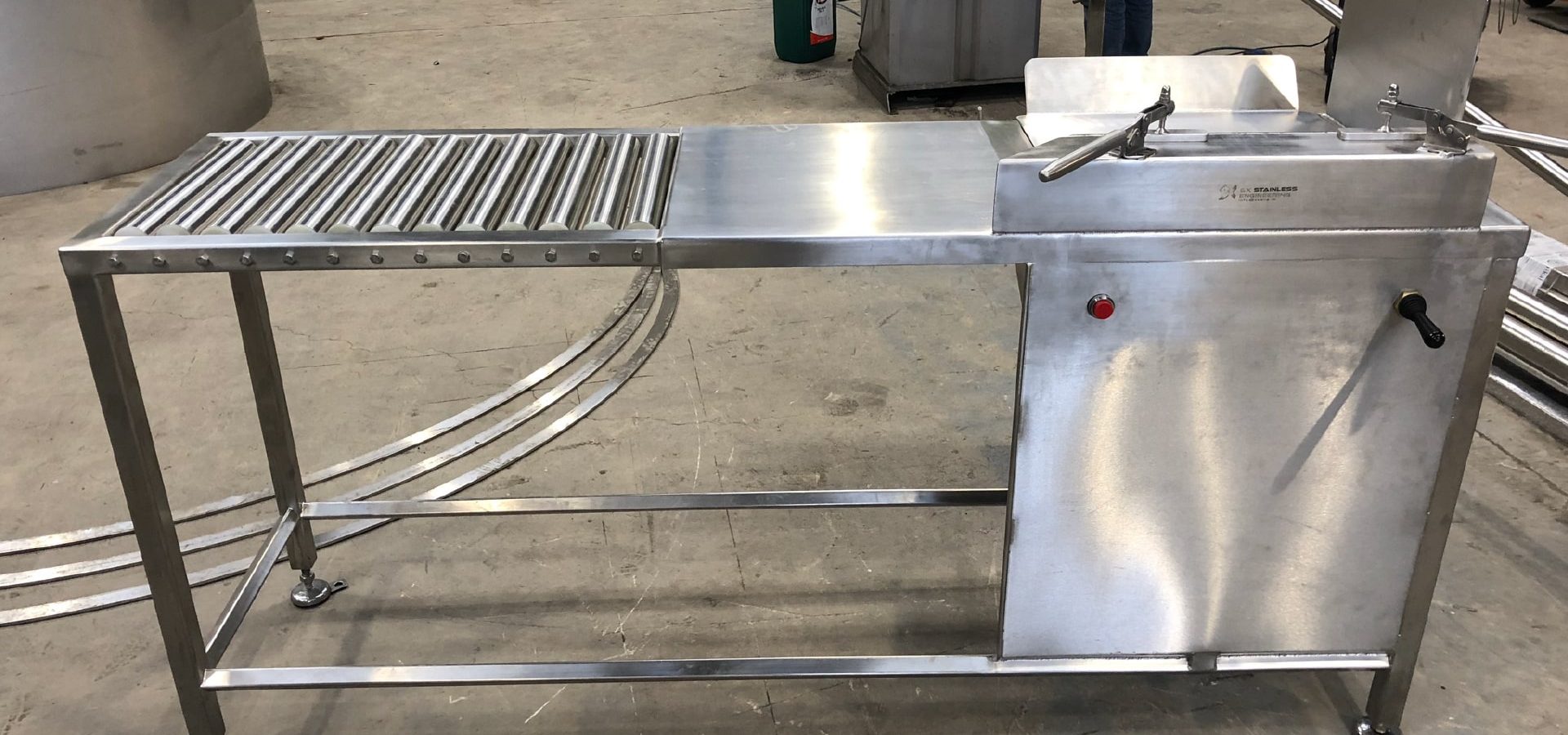 Bespoke Fabrications - SX Engineering - Ornua butter handling table